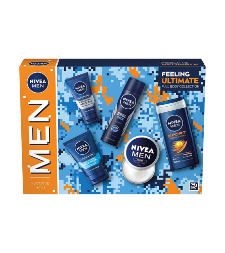 NIVEA Poklon set muški 5/1 Feeling Ultimate