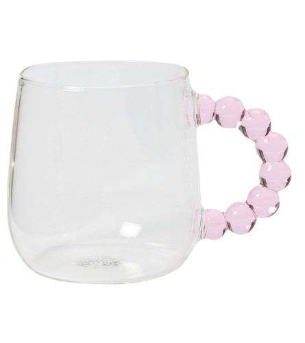 ARAMORO Šolje za čaj sa roze ručkom 350ml G-MC161135BH-T2