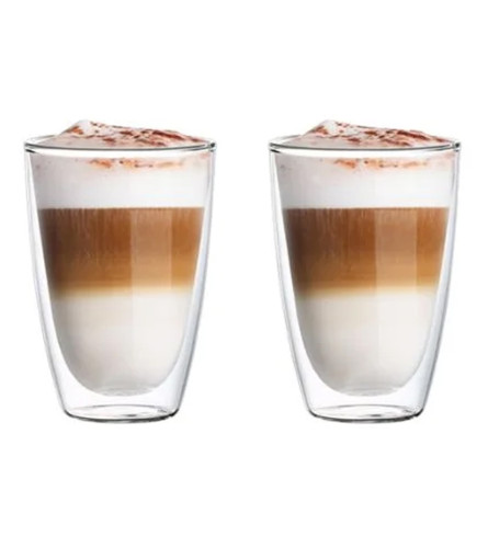 ARAMORO Šolja za kapučino 2/1 350ml duplo staklo G-MC3535-T2