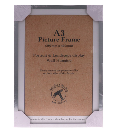 MASTER Ram za sliku A3 MDF M0578-3 silver