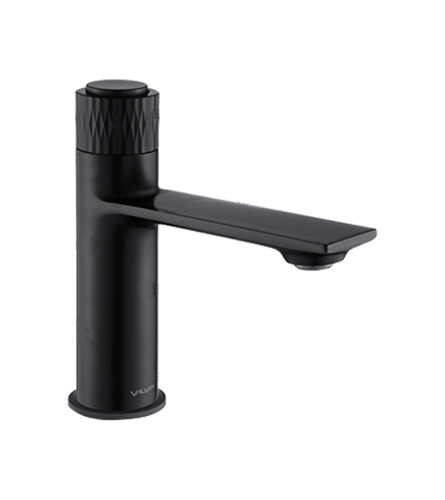 VALVEX Baterija za umivaonik DECOR CRNA 2420650 VALVEX