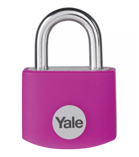 YALE Katanac aluminijski 25mm YE3B/25/112/1/P pink
