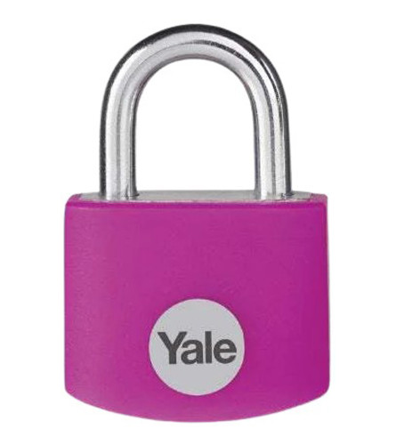 YALE Katanac aluminijski 32mm pink YE3B/32/116/1/P