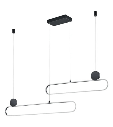 MASTER Luster LED 48W 3 boje crni 2023564-BK