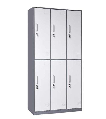 MASTER Ormar metalni 6 vrata 180x900x45cm sivi HDG-06-RAL7016