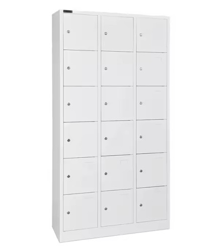 MASTER Ormar metalni 18 vrata 180x900x39cm sivi HDG-18-RAL7016