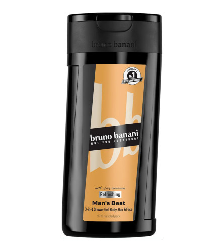 BRUNO BANANI Gel za tuširanje muški mans best 250ml BRUNO BANANI