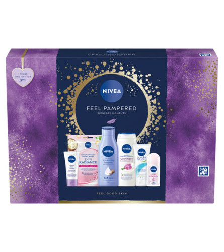 NIVEA Poklon set ženski FEEL PAPERED 6/1 NIVEA