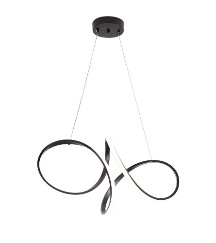 MASTER Luster LED 60Wx2 70x20cm 3boje GS-624402 BK crni