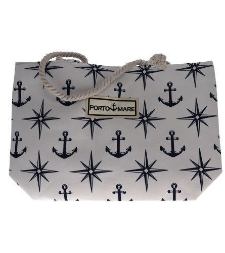 MASTER Torba za plažu 58x38x16cm bijela 250004