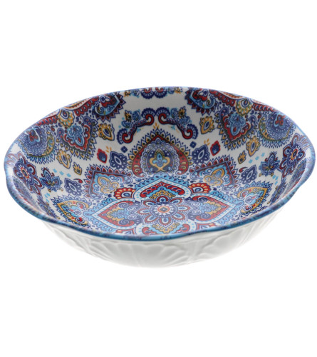 MASTER Zdjela 22.5x6.3cm MOROCCO plava/bijela 252224