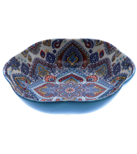 MASTER Zdjela 16.5x4.5cm MOROCCO plava/bijela 252225