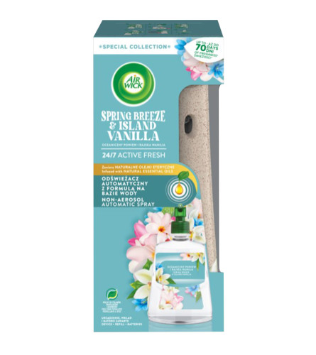 AIR WICK Osvježivač prostora automatski + refill VANILLA 228ml