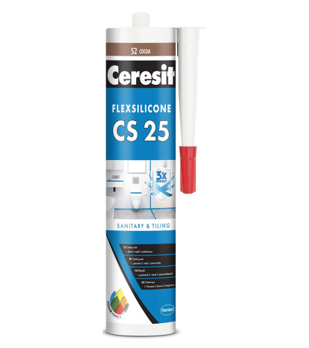 HENKEL Silikon sanitarni CS25 280ml Chocolate