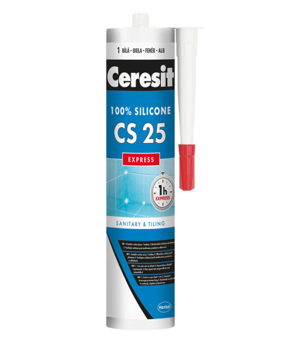 HENKEL Silikon sanitarni CS25 280ml Express Transparentni