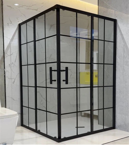 MASTER Staklo tuš kabine 90x90x195cm KS-JF-530-3GS sivo
