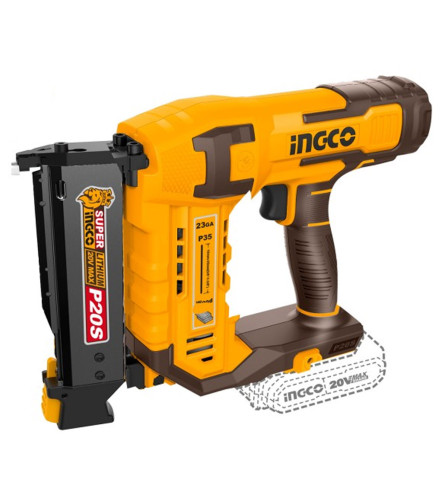 INGCO TOOLS Pištolj za eksere 20V bez baterije i punjača s kutijom CBNLI3603