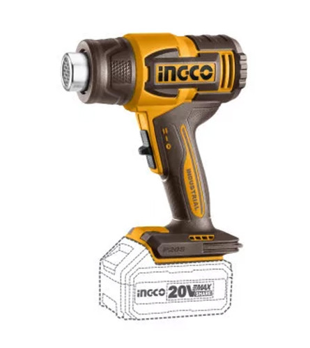 INGCO TOOLS Fen 20V 300/550°C s nastavcima HGLI2006