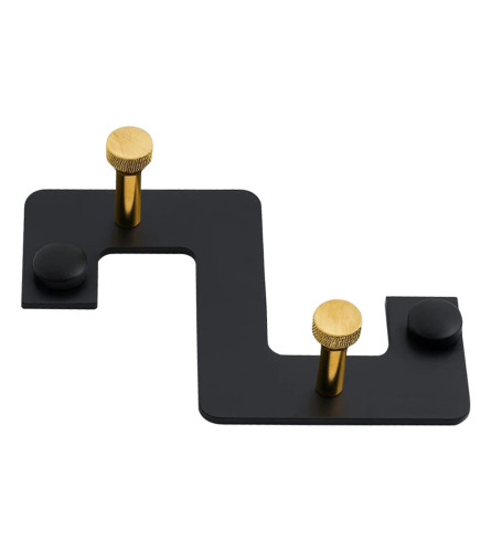 MASTER Vješalica AZT-2-04-20 crno zlatna