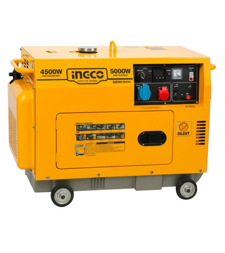INGCO TOOLS Agregat Dizel max 5.0kW 15L trofazni 220-240V GDE500032