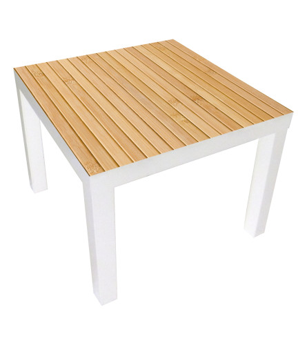 MASTER Stol vrtni CLEVELAND 78x78x35cm tikovina
