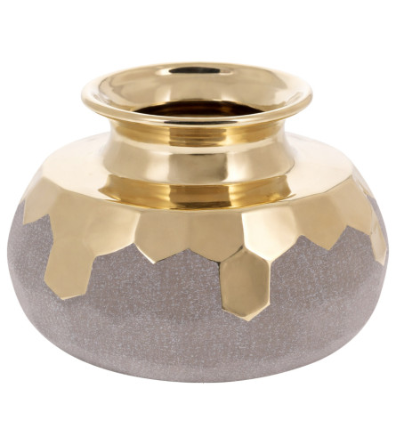 MASTER Vazna keramička 15x20cm 755285 zlatna