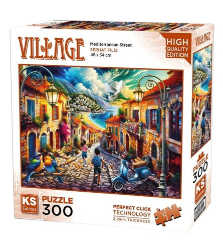 KS GAMES Igračka puzzle MEDITERANSKA ULICA 300 dijelova 19260