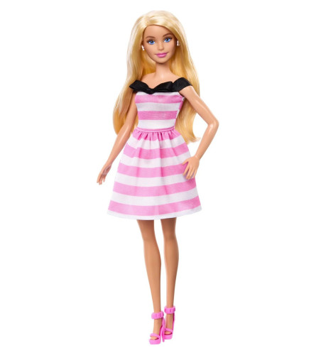 MATTEL Igračka lutka BARBIE u pink haljini 413919