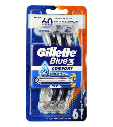 GILLETTE Brijač za jednokratnu upotrebu 6/1 BLUE 3