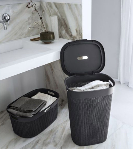 CURVER Korpa za veš 55L 44x35x61cm antracit 248217