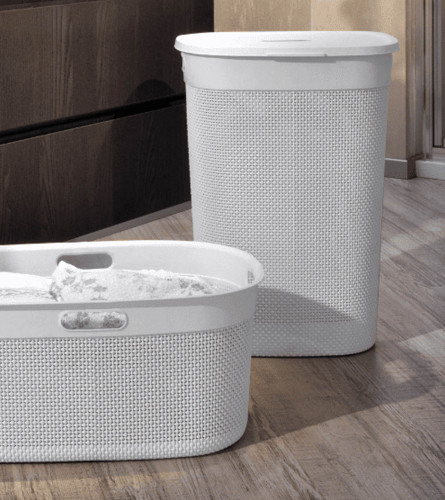 CURVER Korpa za veš 55L 44x35x61cm bijela 248218
