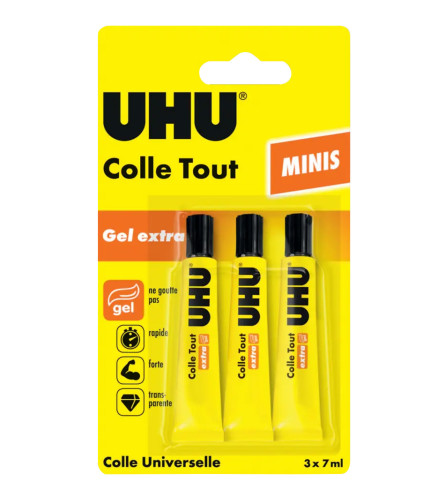 UHU Ljepilo višenamjensko gel 3x7ml 34250