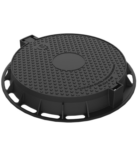 MASTER Poklopac za šaht okrugli fi600 D400 CS6008002H crni