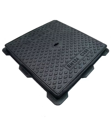 MASTER Poklopac za šaht kvadratni 400x400x35mm B125 MBS50 crni