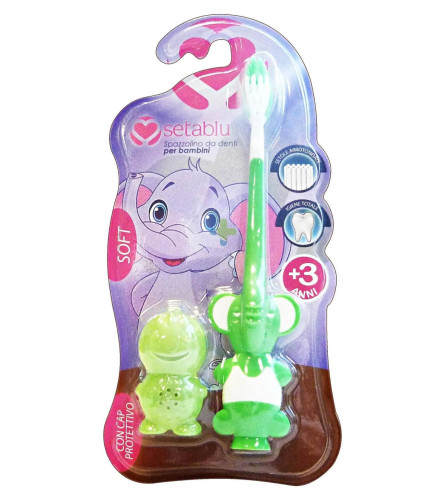 SETABLU Četkica dječija za zube SOFT BABY Elephant