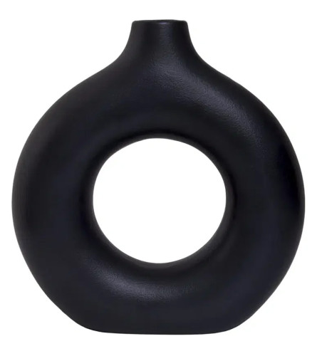 MASTER Vazna keramička 22,5x6,5x24cm 238-Q 260864 okrugla crna