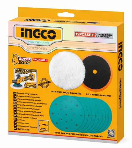 INGCO TOOLS Set za poliranje 150mm 12/1 APG15012