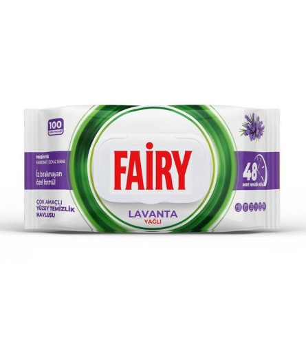 FAIRY Maramice za či&scaron;ćenje kuhinje i kupatila LAVANDA 100/1