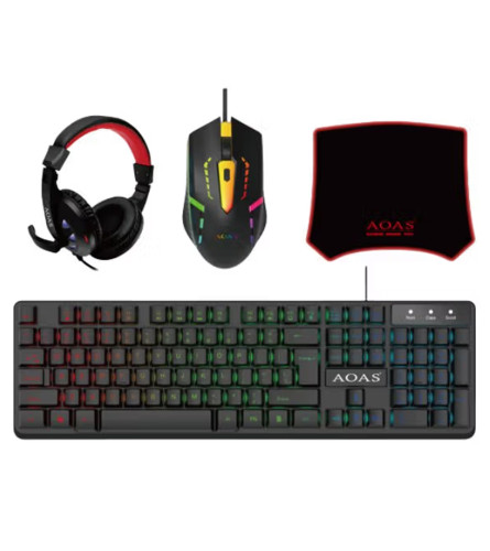 MASTER Tastatura+miš+slušalice+podloga za miš set 4/1 WB-1077