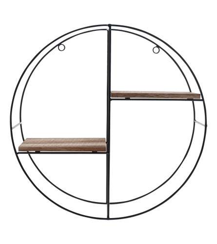 MASTER Polica okrugla 37cm 2 nivoa 261483 crna