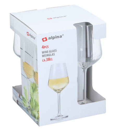 Alpina Čaše za vino set 4/1 380ml