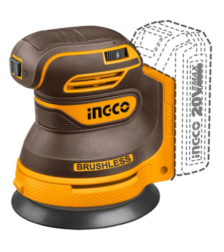 INGCO TOOLS Brusilica vibraciona AKU 20V 125mm bez baterije CROSLI2002