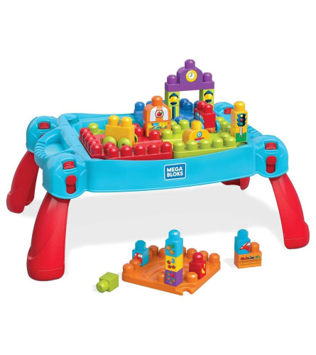 FISHER PRICE Igračka edukativni sto sa kockicama Mega Blocks FGV05
