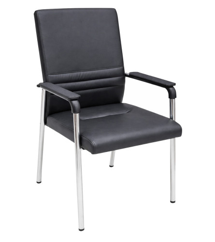 MASTER Stolica kancelarijska fiksna 49x49x100cm crna 812H