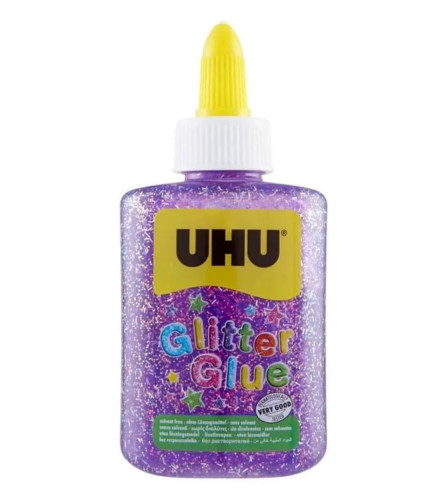 UHU Ljepilo Glitter 90g ljubičasto 49995