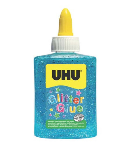 UHU Ljepilo sa glitterom 90g plavi 49980