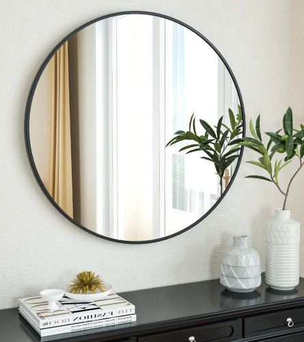MASTER Ogledalo zidno okruglo ALU fi60cm AL058-1 crno