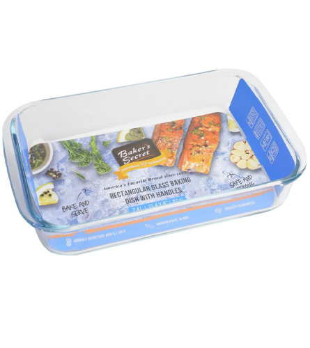BAKERS SECRET Zdjela staklena za pečenje 2.4L BS40362
