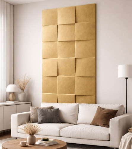 MASTER Panel zidni 1070x460x25mm PU-019 Stacked zlatni