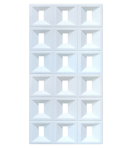 MASTER Panel ukrasna pregrada 1200x600x30mm PU-025 bijeli